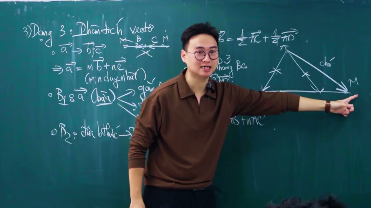 TÍCH CỦA VECTO VỚI MỘT SỐ BUỔI 2 (DẠNG BÀI PHÂN TÍCH 1 VECTO THÀNH NHIỀU VECTO, CM 3 ĐIỂM THẲNG HÀNG)