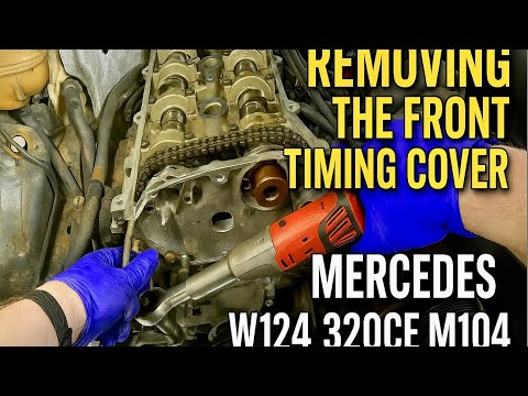 Mercedes W124 M104 Front Timing Cover Rebuild | Timelapse | Tensioner, Belt, Fan Clutch Replacement