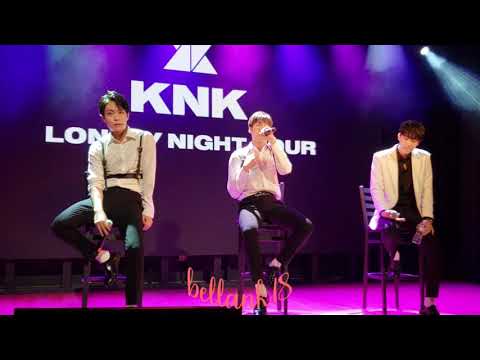 190303 (Heejun, Dongwon & Inseong: As Long As You Love Me Cover) KNK Lonely Night Tour NY