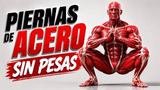 🔥 Construye Piernas Inquebrantables | 5 Ejercicios Sin Pesas para Ganar Fuerza y Resistencia