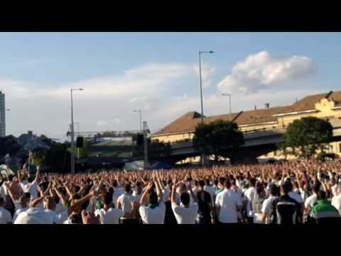 Szurkolás Újpest-Fradi 2014.09.21.