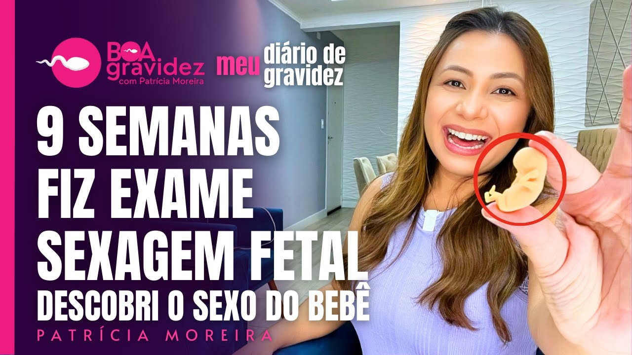 DESCOBRI O SEXO DO MEU BEBÊ COM 9 SEMANAS | Diário de Gravidez - 9 Semanas de Gestação