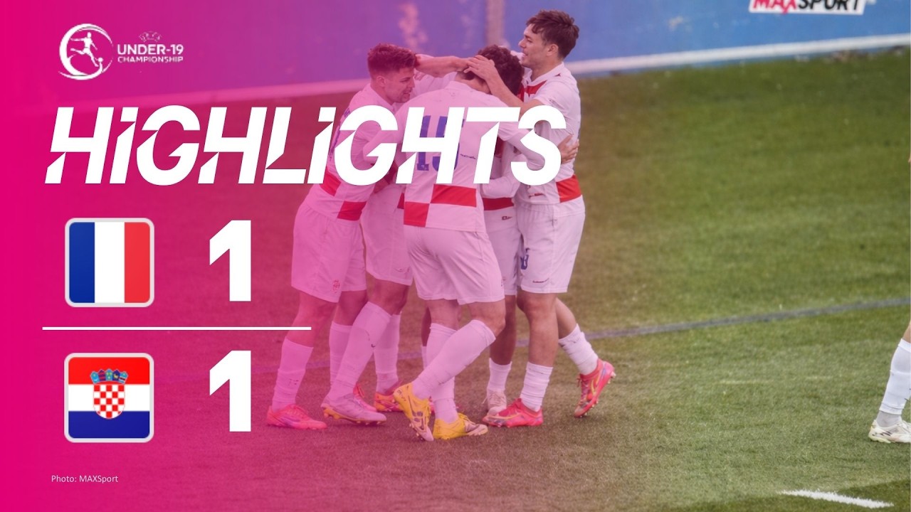 France U19 vs Croatia U19 Highlights
