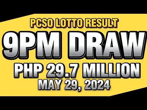 LOTTO 9PM DRAW RESULT MAY 29, 2024 #lottoresulttoday #stl #9pmlottoresult
