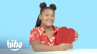 Kids Try Classic Valentine's Day Candy | Kids Try | HiHo Kids