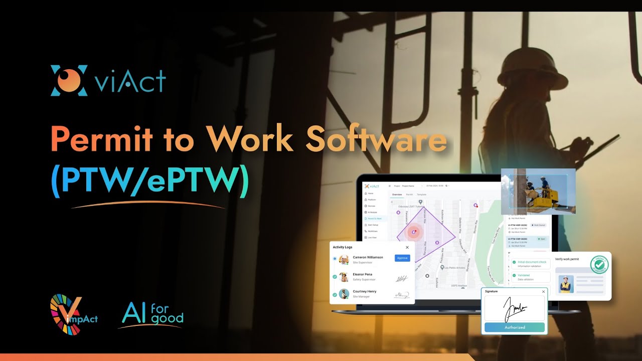 viAct - Permit to Work Software demo video
