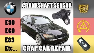 BMW Replace Crankshaft Position Sensor - BEST WAY - E90/E91/E92/E93/E60/E83