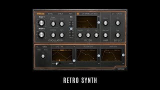 Video thumbnail for Retro Synth • Apple Logic Pro X • 25 Selected Factory Presets • Synthwave Sounds Patches Playthrough by SOUNDS & PRESETS