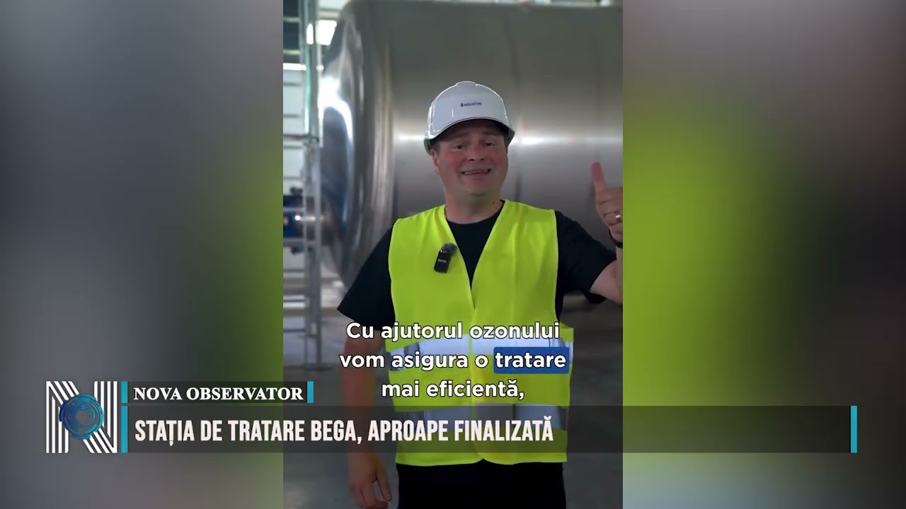 Stația de Tratare Bega, aproape finalizată