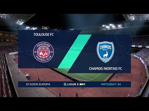 ⚽ Toulouse vs Niort ⚽ | Ligue 2 (25/04/2022) | Fifa 22