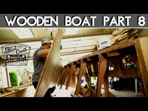 Wooden Boat Build // Part 8: Nailing Sides to Frame