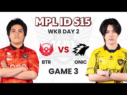 Bigetron Alpha vs ONIC Game 3 | MPL ID Season 15 Week 8 Day 2