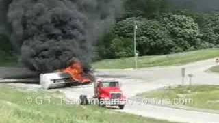 preview picture of video 'Fuel Tanker Fire #1'