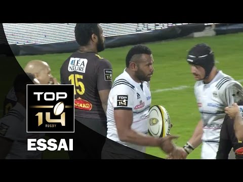 TOP 14 ‐ Essai Seremaia BUROTU (CAB) – La Rochelle-Brive – J21 – Saison 2016/2017