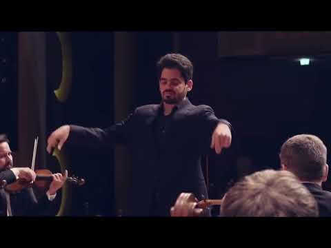 The Israel Philharmonic Orchestra plays Israel's National Anthem 'Hatikvah' in Abu Dhabi.