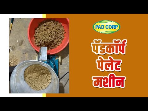 Pad corp pellet machine 5 hp, capacity: 60 kg per hours