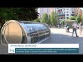 Más de mil usos en los aparcabicis cerrados de Santander