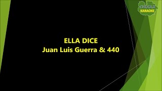 Juan Luis Guerra - Ella dice (Karaoke/Pista)