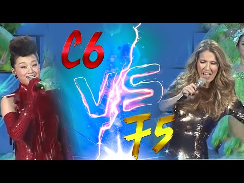 Celine Dion and Song Zuying - 2 different vocal run styles in 1 Chinese song
