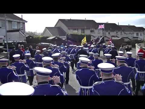 East Belfast Protestant Boys FB @ Steeple Defenders FB Parade 2014