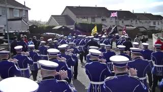 East Belfast Protestant Boys FB @ Steeple Defenders FB Parade 2014