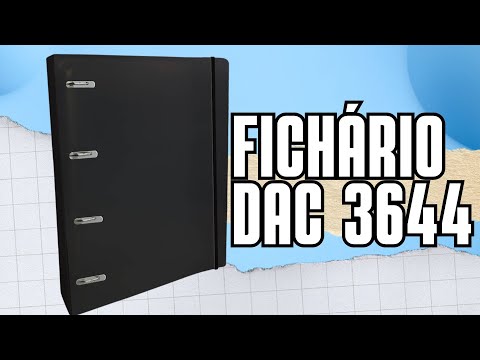 Como é o Fichário Dac 3644
