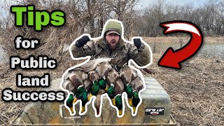 Duck Hunting - HOW To Be A BETTER PUBLIC LAND Duck Hunter. (Part 1)
