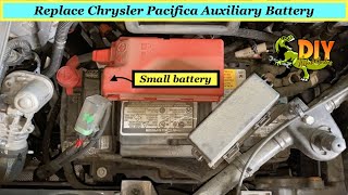 Replace Chrysler Pacifica Auxiliary battery (2017-2024)