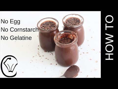 Chocolate Pudding Pots - Eggless, No Cornstarch, No Gelatine