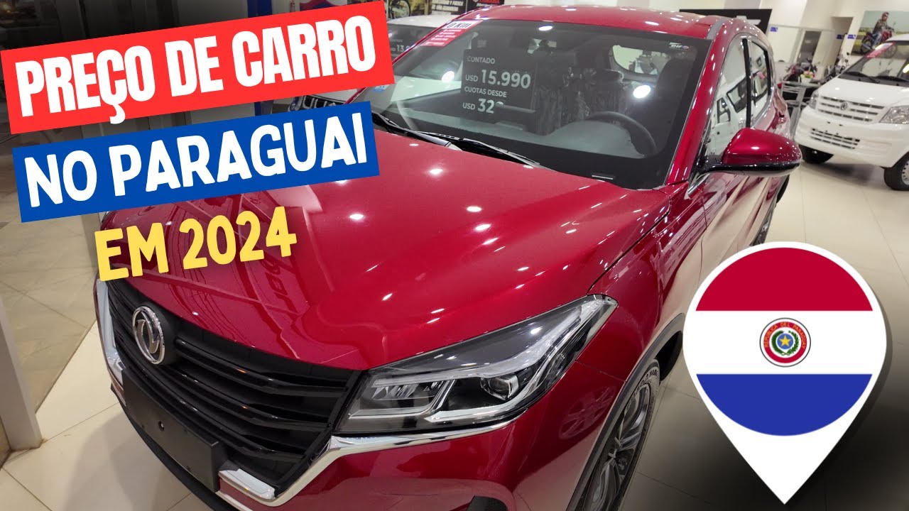 PREÇO de CARRO no PARAGUAI em 2024 na CHACOMER em PEDRO JUAN CABALLERO