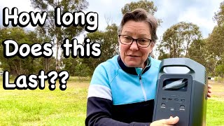 FAQ: How long does my power station last? Solo Female Van Life