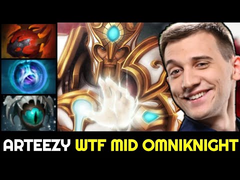 ARTEEZY WTF Midlane Omniknight vs 900 games Invoker Spammer 7.28 Dota 2