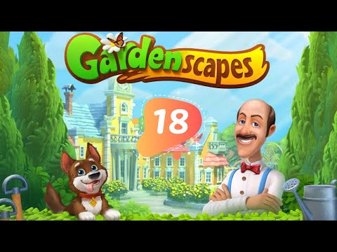 Gardenscapes Story Part 18 - Area 5 - Day 5 Gameplay Walkthrough