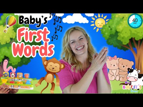 Baby Learning With Miss Katie! First Words, Gestures and Nursery Rhymes for Babies - Toddler Videos