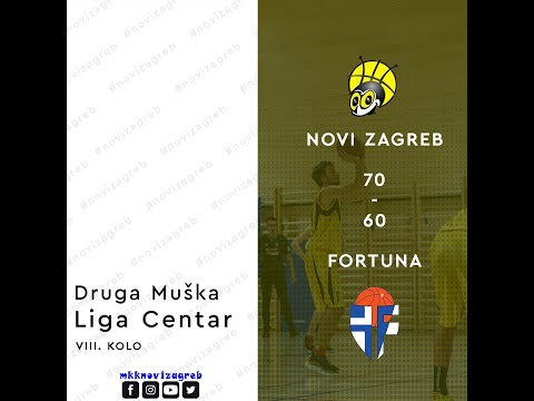 MKK Novi Zagreb - KK Fortuna 70-60 [Druga muška liga Centar 22/23]