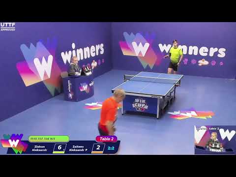 WINners CUP table 2  11.01  Batiuk Dmitrii - Zaporozhets Roman  14:00