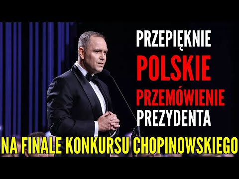 A beautifully POLISH speech by President Nawrocki at the Chopin Competition Finals
