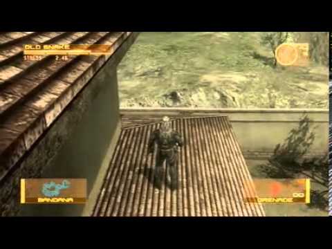Metal Gear Solid 4 - New Vista Mansion Rooftop Glitch