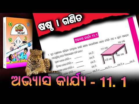 Odia Medium Class 6 Math || Exercise 11.1 Solution || Class 6 Chapter 11 || SRD High School Classes