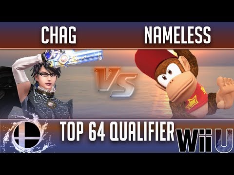 Smash'N'Splash 4  Top 64 Qualifier -  Chag (Bayonetta) vs LMNT | NameLess (Diddy Kong)
