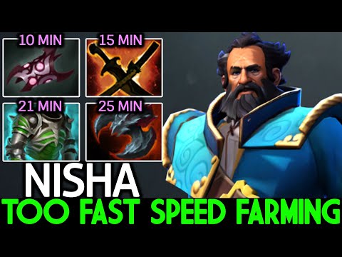 NISHA [Kunkka] Too Fast Speed Farming 1000 XPM Raid Boss Mid Dota 2