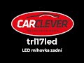 Zadní mlhové světlo 12V - 19xLED červené / homologace ECE R38 (100x82x27mm) - Video Youtube