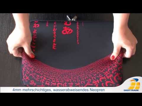 DIGITTRADE "Red Matrix" Notebook-Tasche LS109