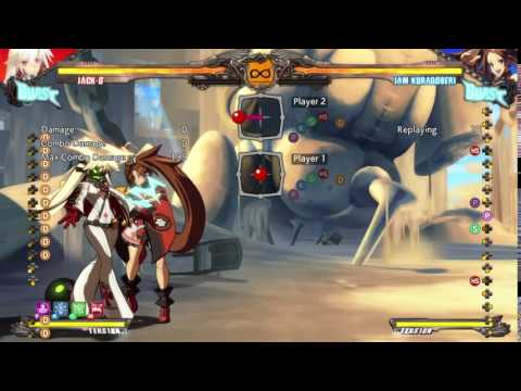 Guilty Gear Xrd -Revelator- jam safe jump vs jack-o 5