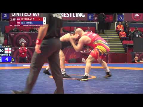1/4 FS - 92 kg: A. RECOREAN (ROU) v. I. MTSITURI (GEO)