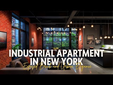Inside a Stunning Industrial Loft Apartment in New York