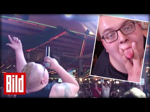 Hans Entertainment von Bühne gebuht - Saisoneröffnung im Bierkönig