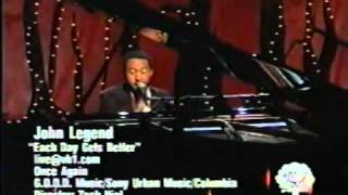 John Legend sings Each Day Gets Better.wmv