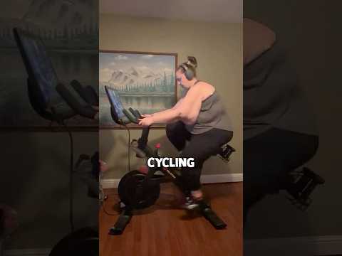 She lost 200 lbs using indoor exercise bike🤯