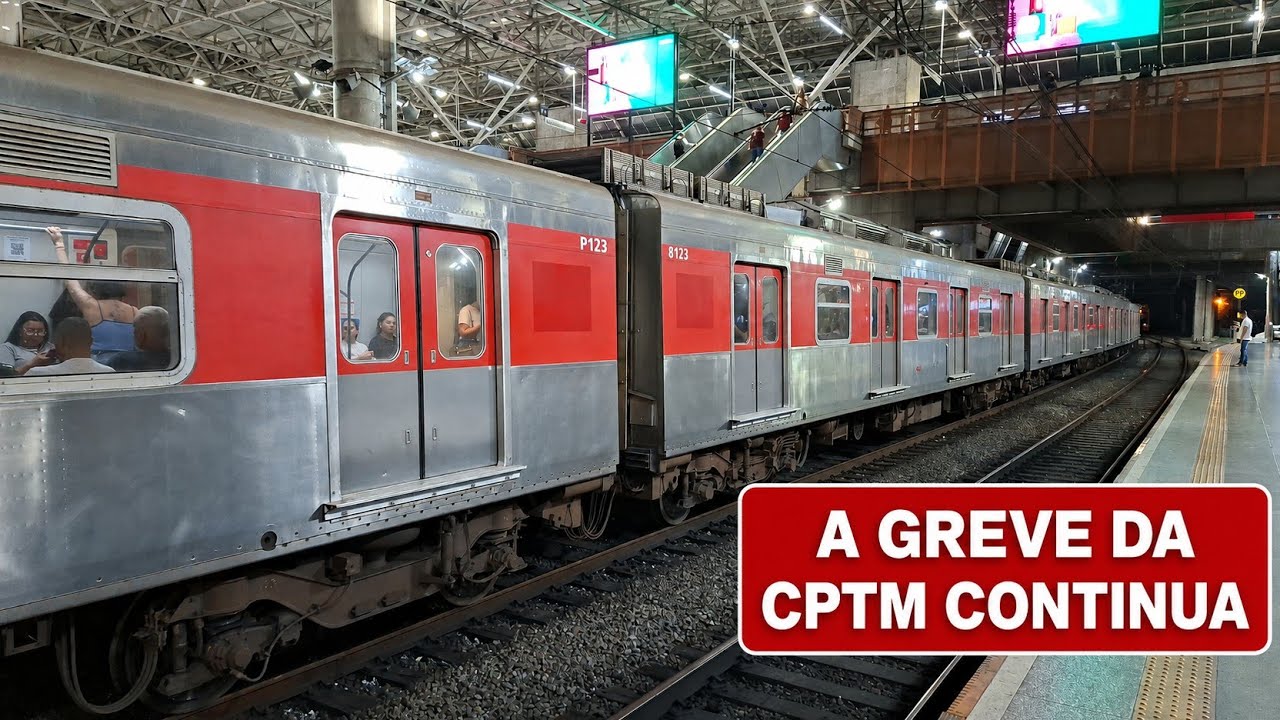 GREVE DA CPTM ENTRA NO SEGUNDO DIA